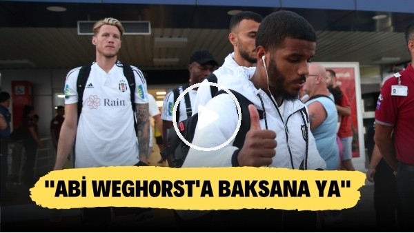 Beşiktaş taraftarının Weghorst'u görünce verdiği tepki gülümsetti