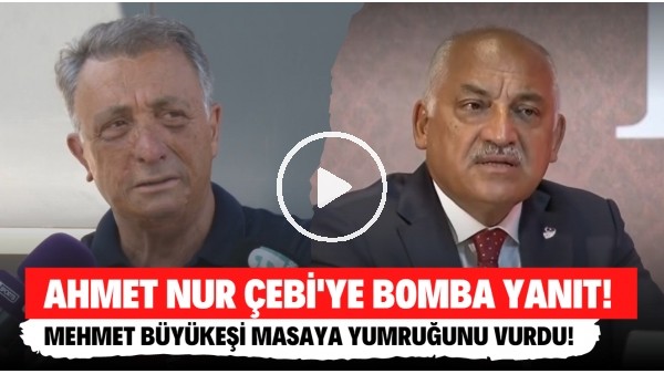 TFF Başkanı Mehmet Büyükekşi'den, 'Yasin Kol'u istemiyoruz' diyen Ahmet Nur Çebi'ye bomba yanıt!