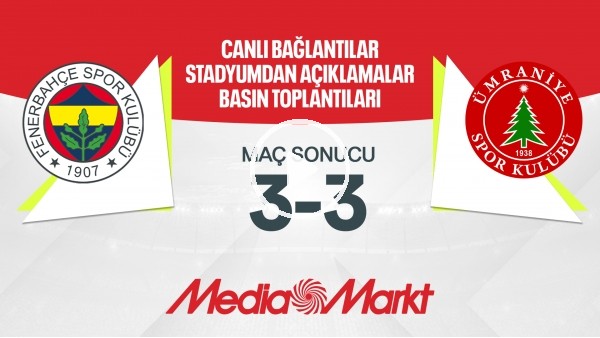 'Fenerbahçe 3-3 Ümraniyespor | Ali Koç'un Sözleri | Maç Sonu Açıklamaları | Maç Günü