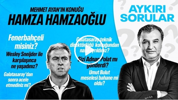 HAMZA HAMZAOĞLU | AYRILIK SONRASI TERİM "DALGA MI GEÇİYORSUN?" DEDİ | MEHMET AYAN İLE AYKIRI SORULAR