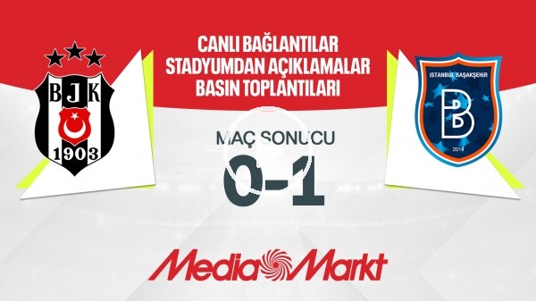 'Beşiktaş 0-1 Başakşehir | Maç Sonu Açıklamalar | Maç Günü