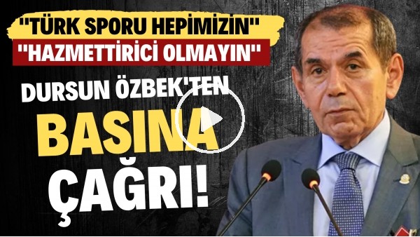 Dursun Özbek, Galatasaray Adası'ndan basına çağrıda bulundu!
