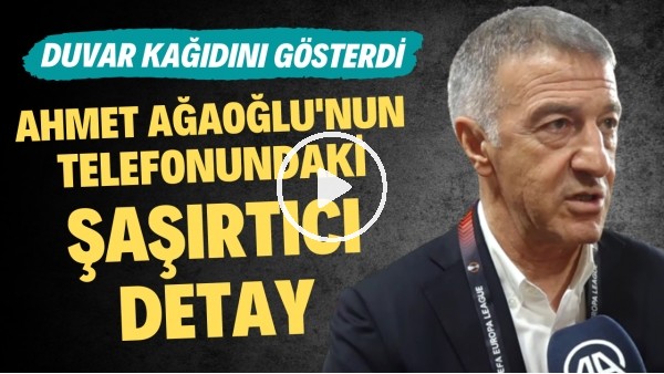 Ahmet Ağaoğlu'nun telefonundaki dikkat çeken detay | Duvar kağıdını gösterdi ve övgüler yağdırdı