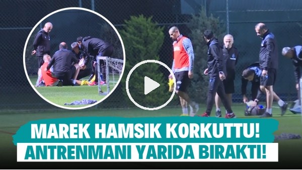 Marek Hamsik sakatlandı! Antrenmanı yarıda bıraktı