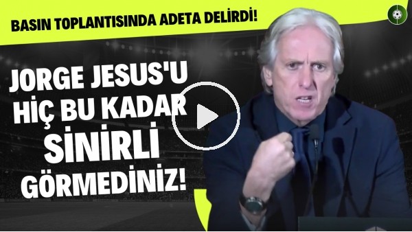 Jorge Jesus'u hiç böyle sinirli görmediniz! Altay'a sahip çıktı taraftara isyan etti!