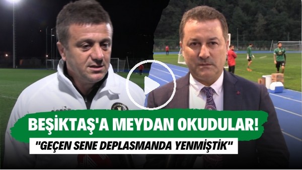 Beşiktaş'a meydan okudular! "Geçen sene deplasmanda yenmiştik"