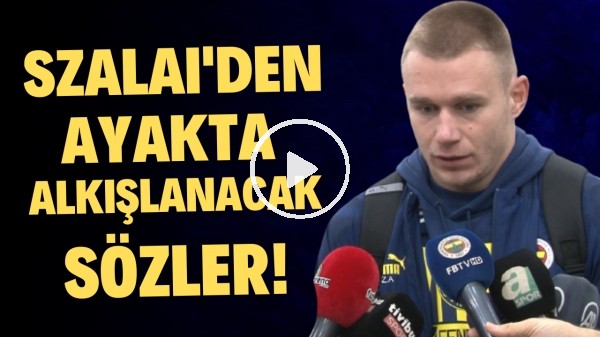 Attila Szalai, yoğun fikstürden şikayet etmek yerine minnet duyduğunu söyledi