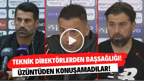 Teknik diretörlerden Taksim'deki patlama için başsağlığı! duygu dolu anlar yaşadılar