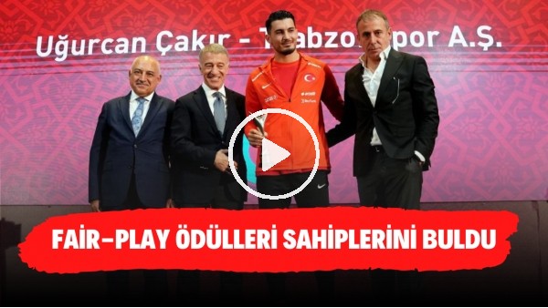 Fair-Play ödülleri sahiplerini buldu | Yaptıklarımızın takdir edilmesi çok güzel