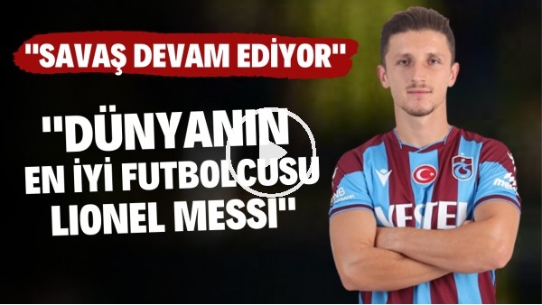 Trabzonsporlu Enis Bardhi'den samimi açıklamalar! "Dünyanın en iyi futbolcusu Messi"