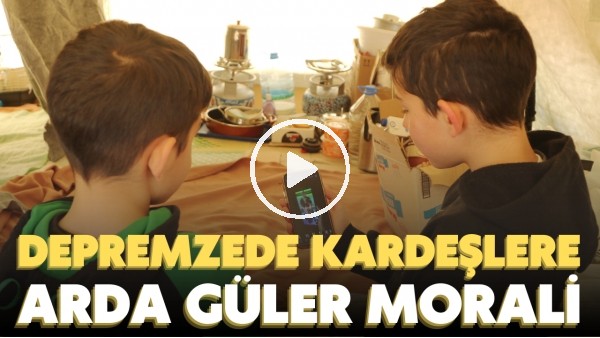 Arda Güler'den depremzede kardeşlere moral