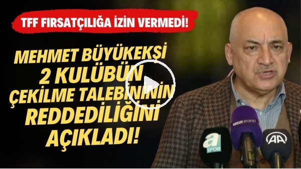 TFF fırsatçılığa izin vermedi! 2 kulübün ligden çekilme talebinin reddedildiği açıklandı