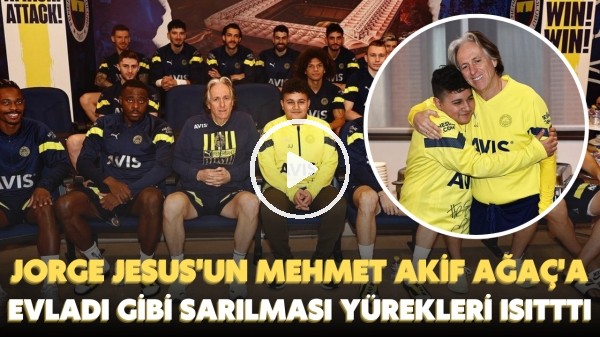 Jorge jesus'un Mehmet Akif Ağaç'a evladı gibi sarılması yürekleri ısıttı