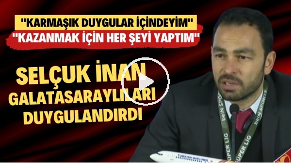 Selçuk İnan, Galatasaraylıları duygulandırdı! "Kazanmak için her şeyi yaptım"