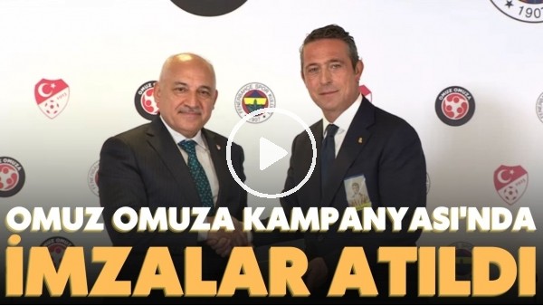 'Fenerbahçe'den TFF'ye 50 Milyon TL'lik konteyner desteği | Omuz Omuza Kampanyası'nda imzalar atıldı