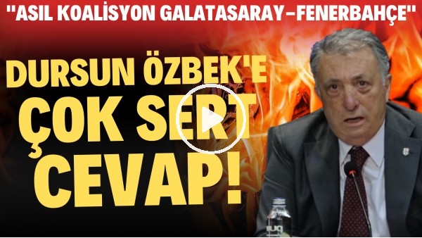 'Ahmet Nur Çebi'den Dursun Özbek'e çok sert cevap! "Asıl koalisyon Galatasaray ve Fenerbahçe"