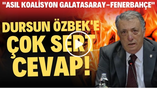 Ahmet Nur Çebi'den Dursun Özbek'e çok sert cevap! "Asıl koalisyon Galatasaray ve Fenerbahçe"