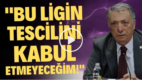 Ahmet Nur Çebi'den ortalığı karıştıracak sözler! "Bu ligin tescilini kabul etmeyeceğim"