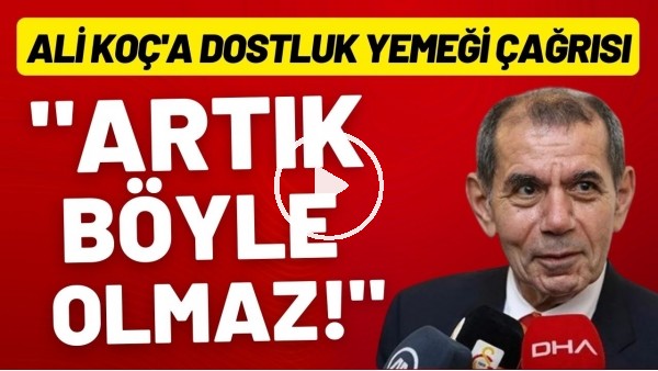 'Şampiyonluk gelince Dursun Özbek rahatladı! Ali Koç'a dostluk yemeği çağrısı