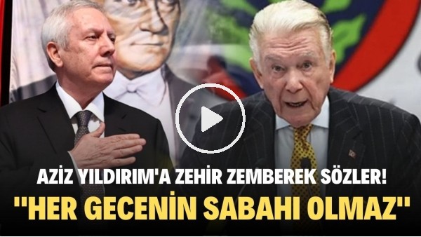 Uğur Dündar'dan Aziz Yıldırım'a zehir zemberek sözler! "Her gecenin sabahı olmaz"