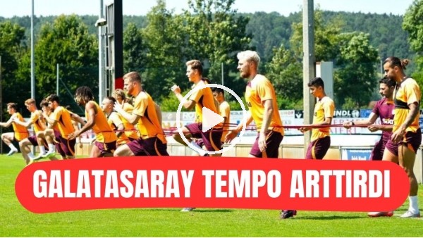 Galatasaray tempo arttırdı