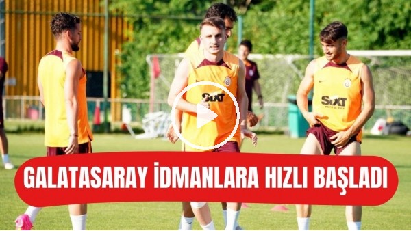 Son şampiyon Galatasaray idmanlara hızlı başladı