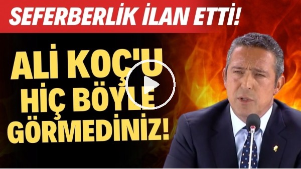 Ali Koç'u hiç böyle görmediniz! TFF'yi yerden yere vurdu! Seferberlik ilan etti...