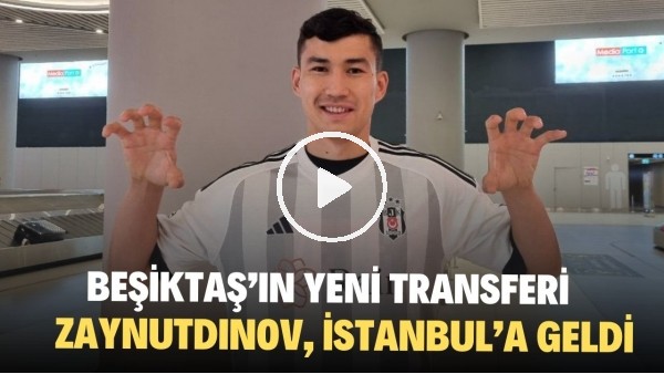 Beşiktaş'ın yeni transferi Zaynutdinov'dan kartal pozu