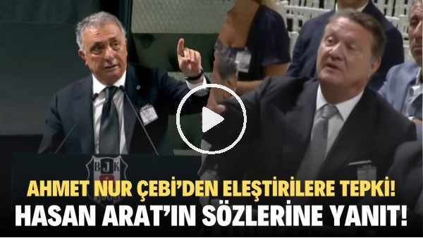 Ahmet Nur Çebi'den eleştirilere tepki! Hasan Arat'ın sözlerine yanıt verdi