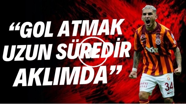 Lucas Torreira: "Gol atmak uzun süredir aklımda. Yakında atacağım"