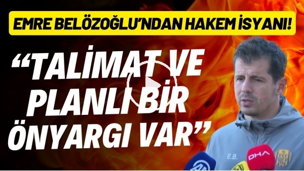 'Emre Belözoğlu'ndan hakem isyanı!
