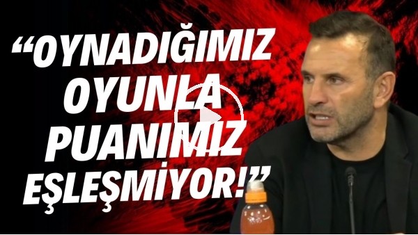 Okan Buruk, Kopenhag maçı sonrası isyan etti! "Oynadığımız oyunla puanımız eşleşmiyor"