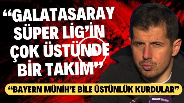 Emre Belözoğlu, Galatasaray'a övgüler yağdırdı! "Süper Lig'in çok üstünde bir takım"