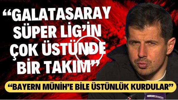 Emre Belözoğlu, Galatasaray'a övgüler yağdırdı! "Süper Lig'in çok üstünde bir takım"
