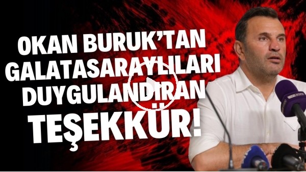 'Okan Buruk'tan Galatasaraylıları duygulandıran teşekkür! "Rekorları hep beraber kırıyoruz"